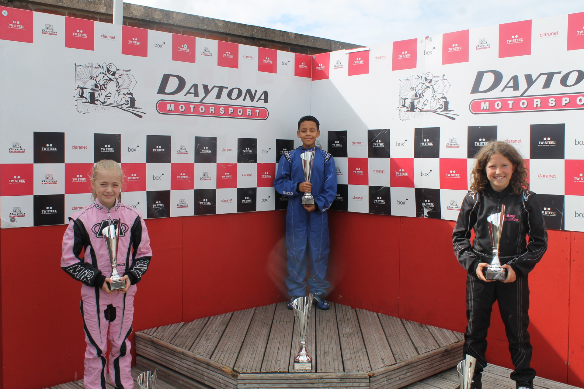 Daytona Sandown Park InKart Champs R8 Podiums