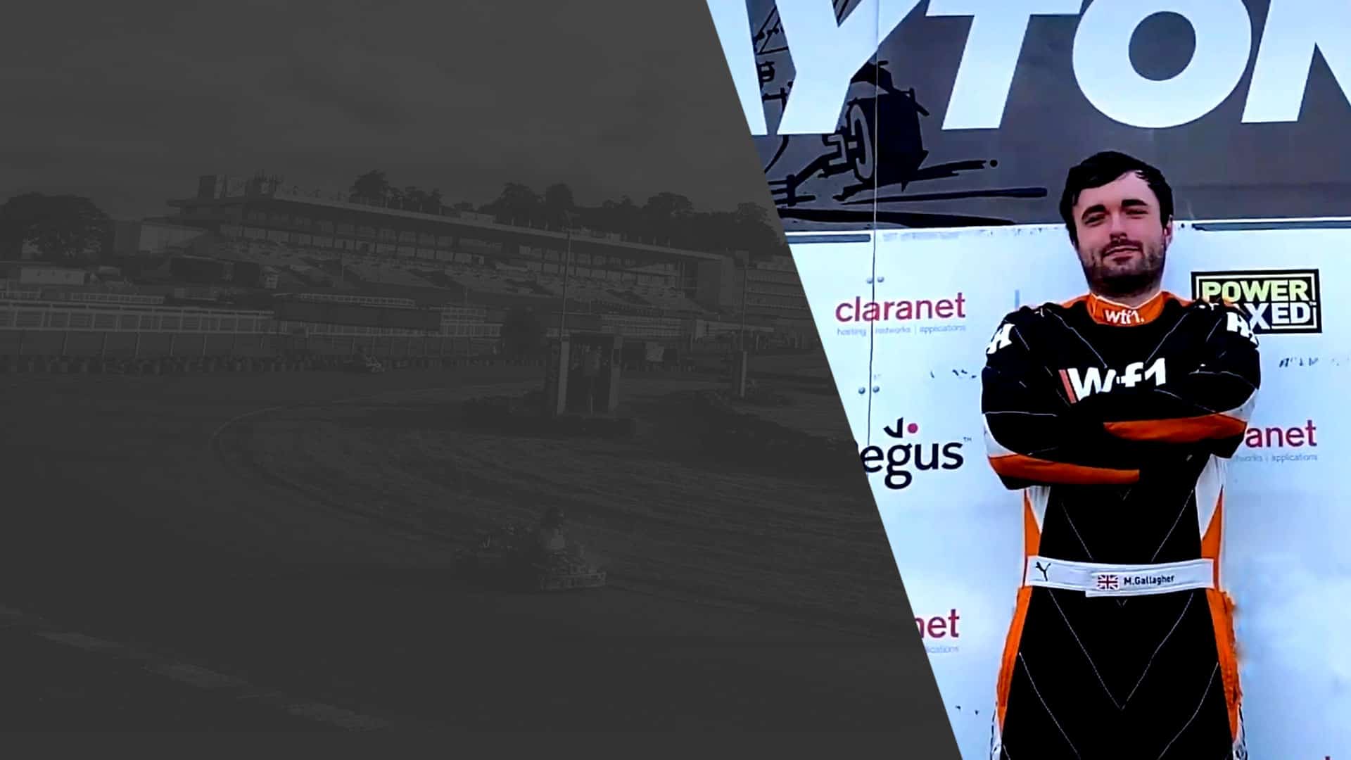 WTF1 PRESENTER, MATT GALLAGHER, TAKES ON THE DMAX FAST LAP CHALLENGE