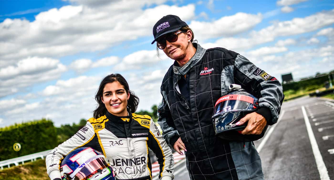 Caitlyn Jenner visits Daytona Sandown Park