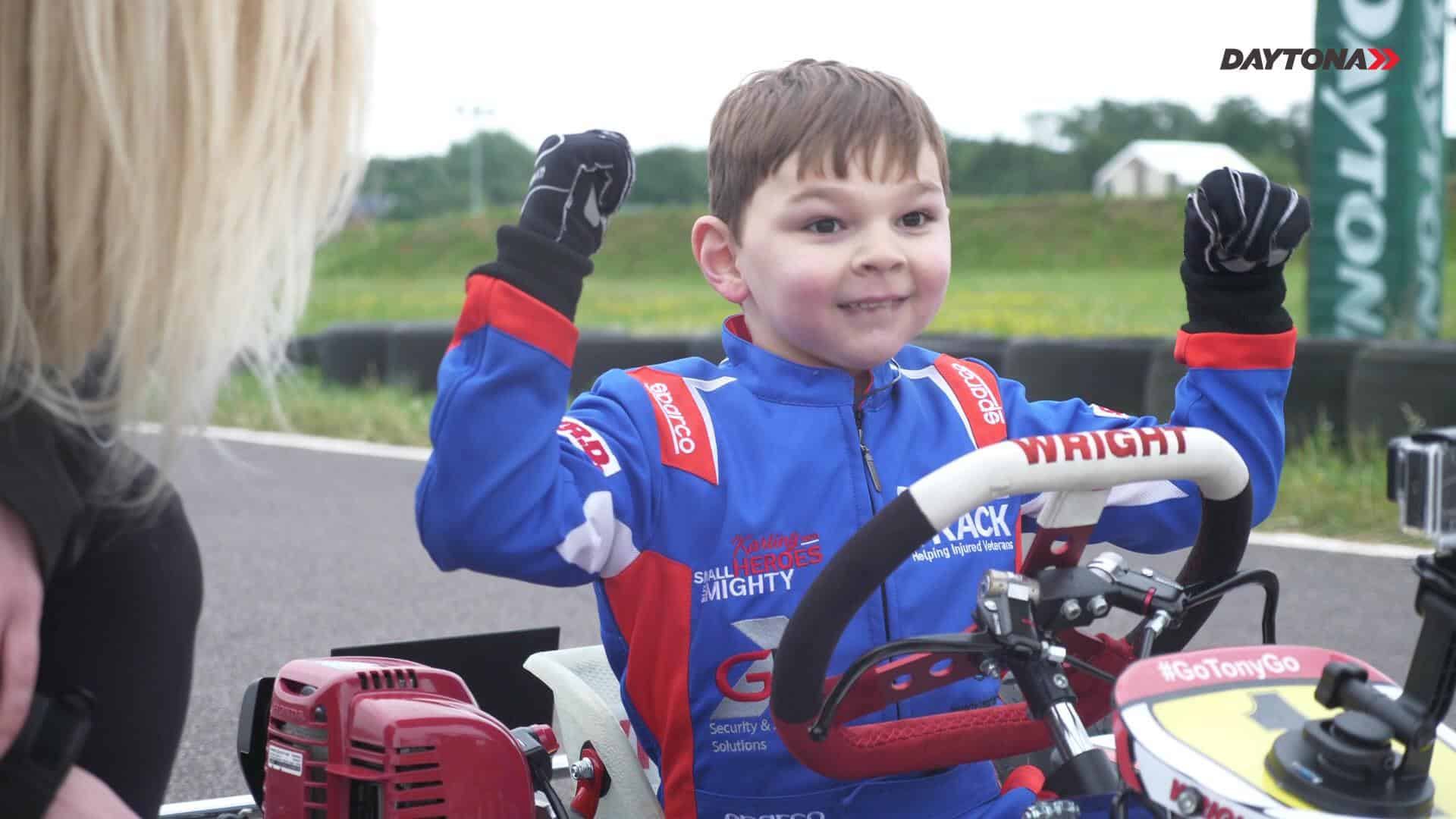 TONY HUDGELL TAKES ON THE FAST LAP CHALLENGE