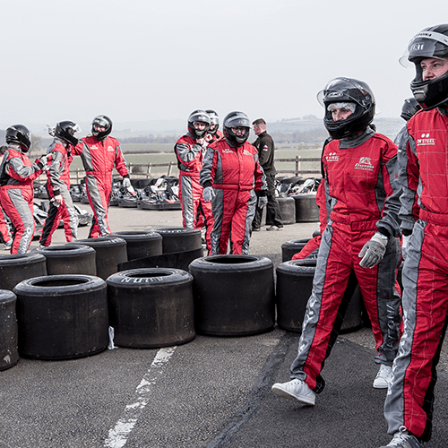 Go Karting Stag Do Large Group